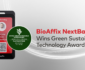 BioAffix NextBadge, the newest member of the BioAffix product ecosystem, has crowned its green technology vision with a prestigious international accolade.