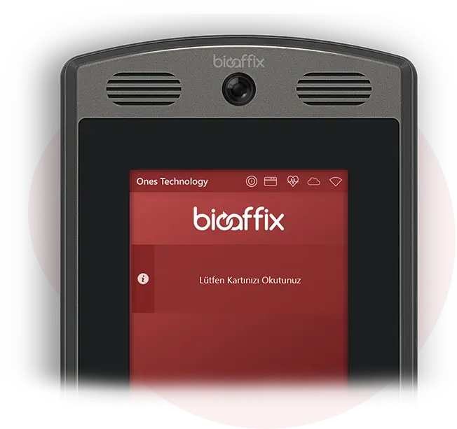 BioAffix Gate Smart'ın 170 derece görüş açısına sahip kamerası sayesinde geçiş işlemleri kayıt altına alınır