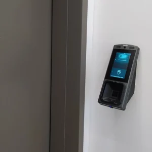 Biometric access control device BioAffix Gate Extreme with flush-mounted installation