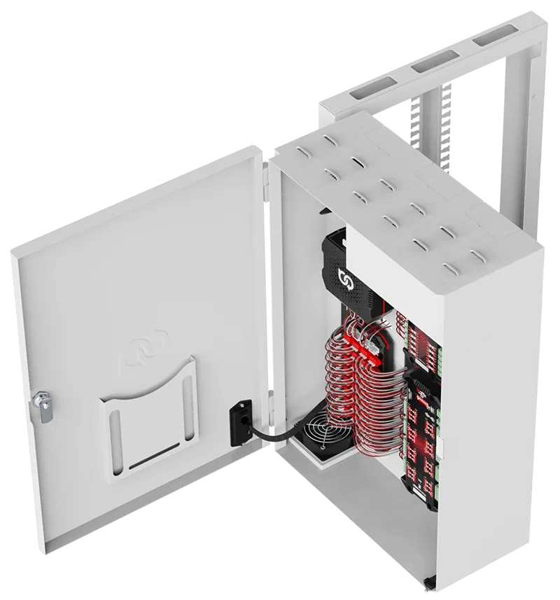 The double cover structure of BioAffix Gate Power V2 facilitates easy installation and wiring processes