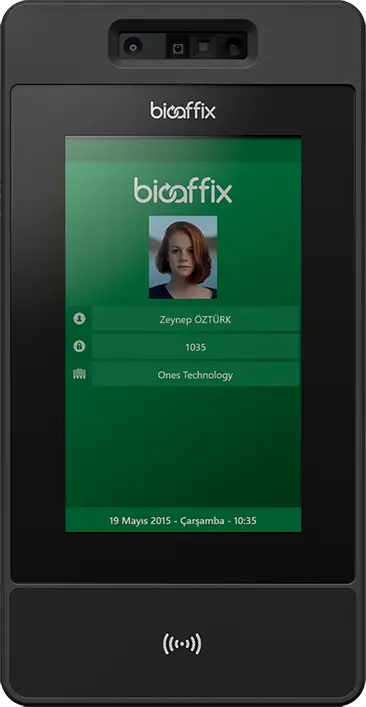 BioAffix Gate Vision 3 boyutlu kameraya ve derinlik algılayıcıya sahip biyometrik yüz tanıma cihazı