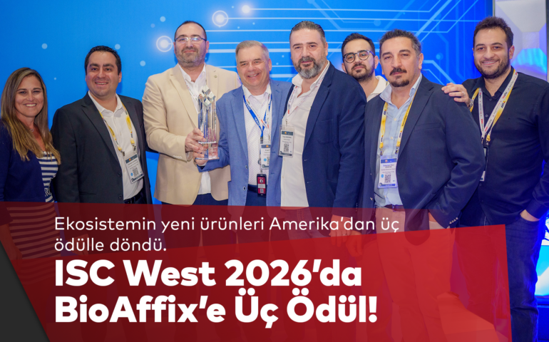 Her yıl Amerika'nın Las Vegas eyaletinde düzenlenen ISC West NPS etkinliğinde bu yıl BioAffix ürünleri 3 ödülün sahibi oldu