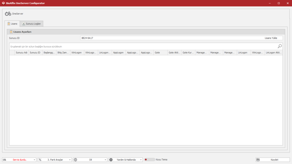 xtpOneServer-Licence
